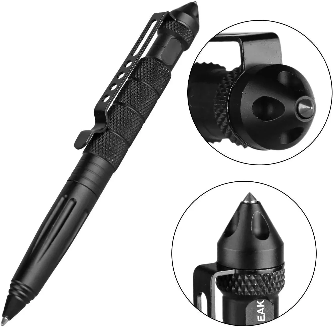 Pen Tactical Glass - Многофункциональная тактическая ручка для самообороны, противоскользящая,