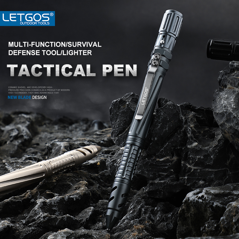 Pen Tactical Glass - Тактическая ручка LETGOS из алюминиевого сплава