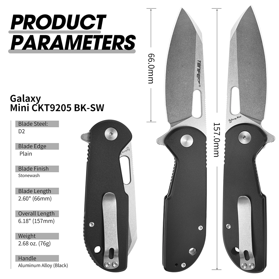 Everyday Carry (Edc) Knife - Складной нож TONIFE Galaxy Mini CKT9205